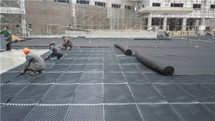 屋顶绿化pvc排水板 绿化 排水板